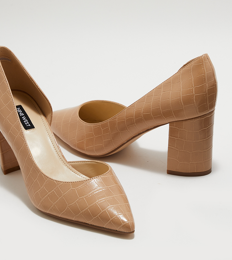 CACINA Textured D'orsay Pumps