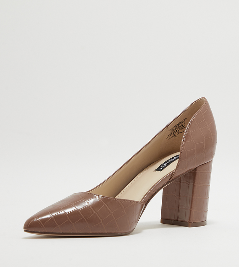 CACINA Textured D'orsay Pumps