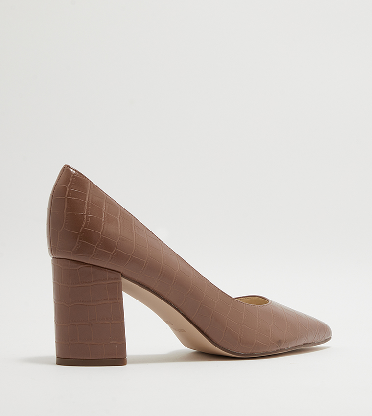 CACINA Textured D'orsay Pumps