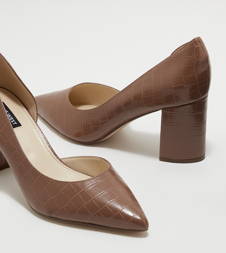 CACINA Textured D'orsay Pumps