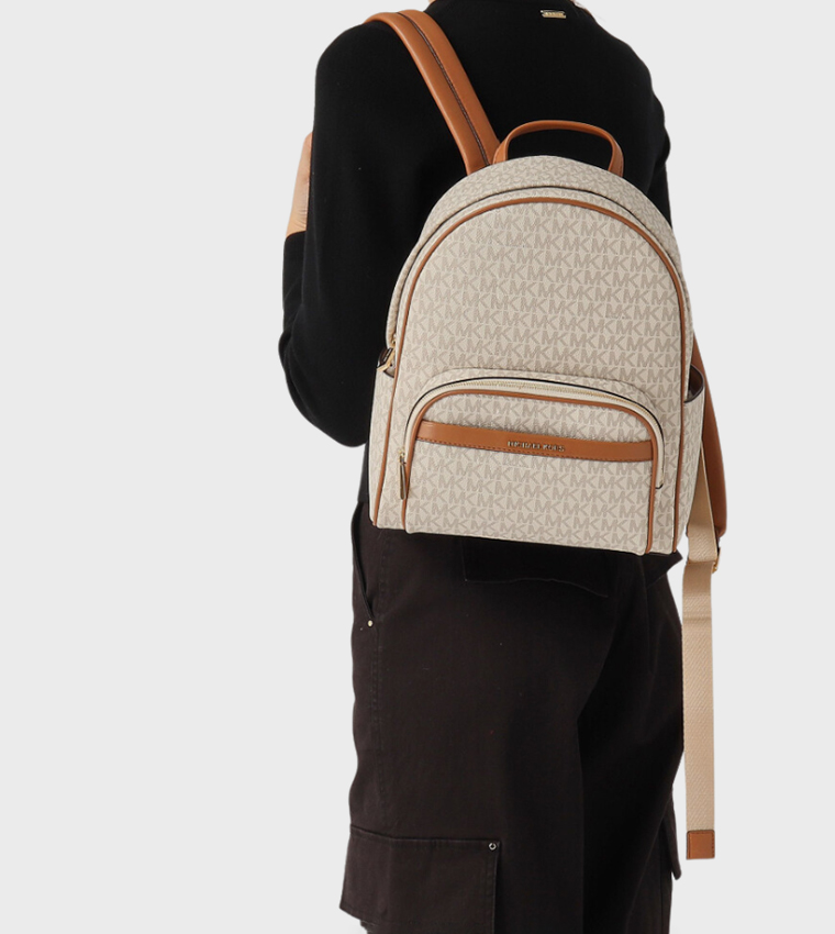 Monogram Patterned Backpack