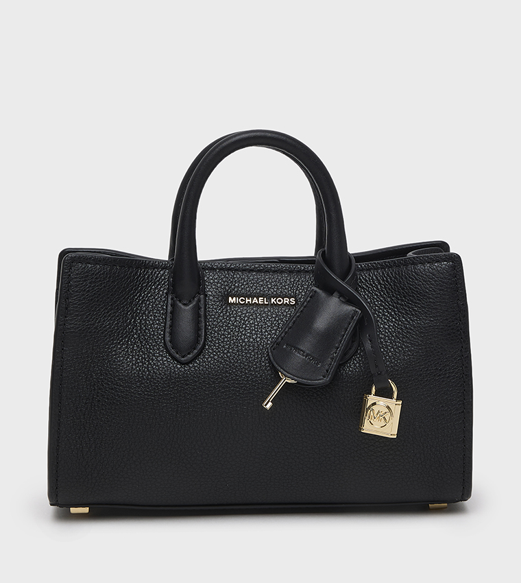 SCARLETT Textured Zip Closure Handheld Bag