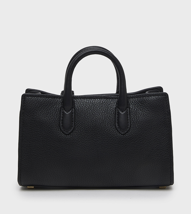 SCARLETT Textured Zip Closure Handheld Bag