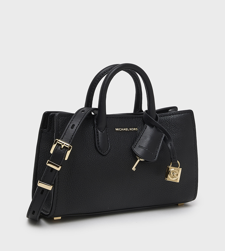 SCARLETT Textured Zip Closure Handheld Bag