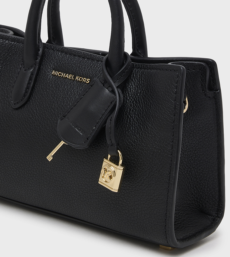 SCARLETT Textured Zip Closure Handheld Bag