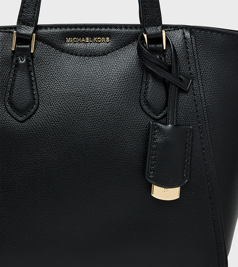 TARYN Textured Zip Closure Tote Bag