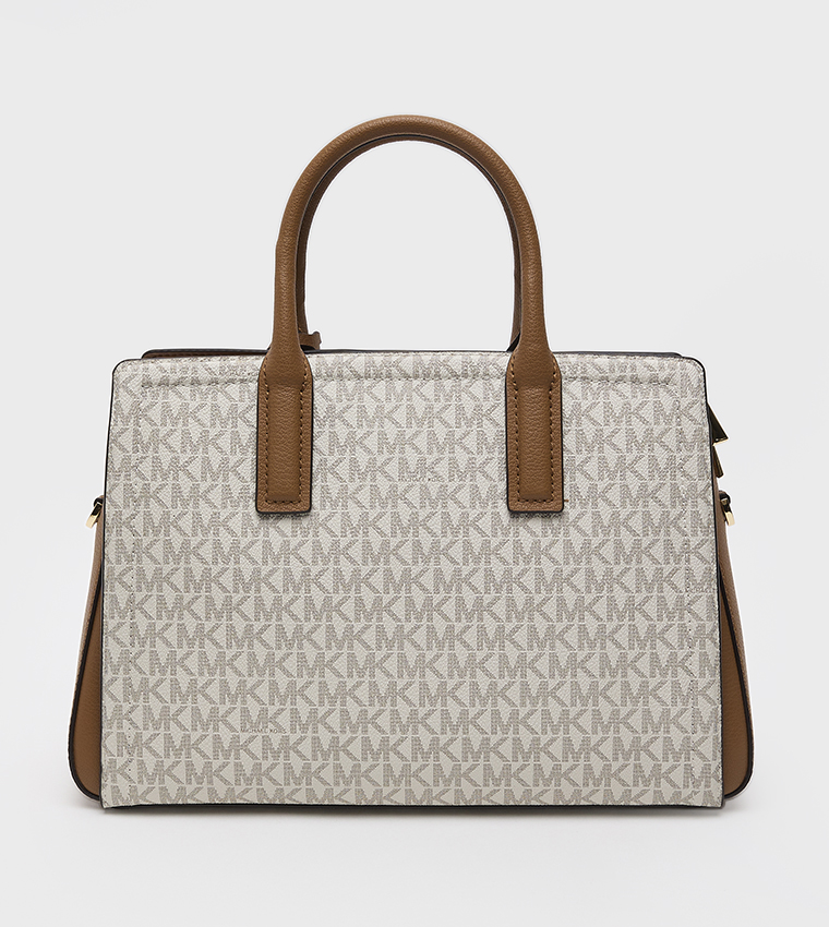 LAILA Logo Monogram Satchel Bag