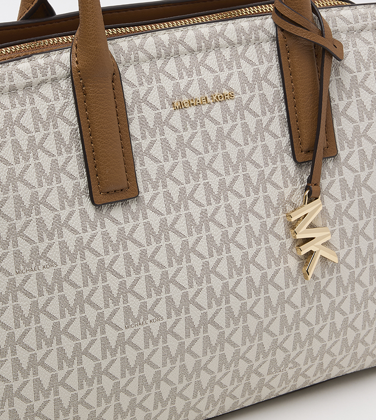 LAILA Logo Monogram Satchel Bag