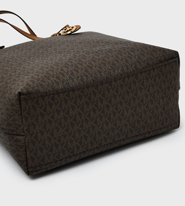 QUINN Monogram Patterned Tote Bag