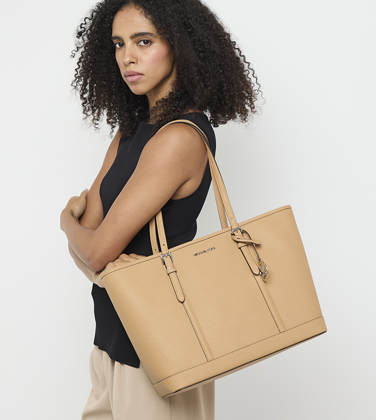 JET SET TRAVEL Logo Detail Tote Bag