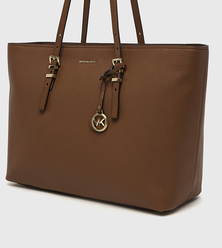 QUINN Logo Detail Tote Bag