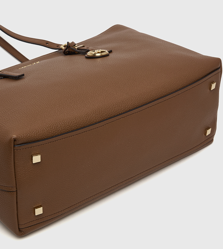 QUINN Logo Detail Tote Bag