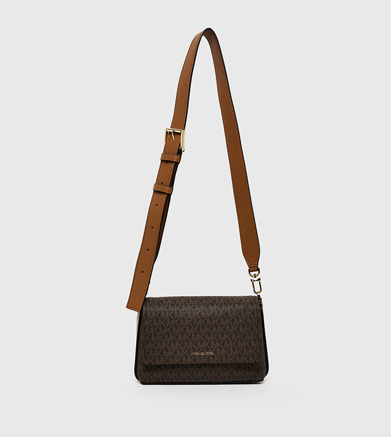 NESSA Logo Monogram Crossbody Bag