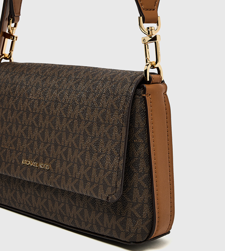 NESSA Logo Monogram Crossbody Bag