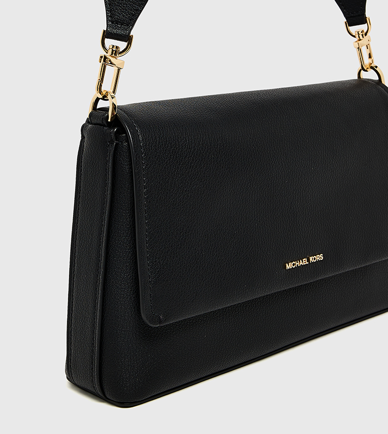 NESSA Logo Detail Shoulder Bag