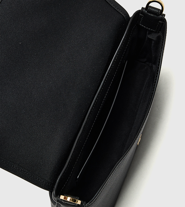NESSA Logo Detail Shoulder Bag