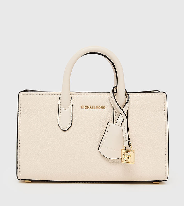 SCARLETT Logo Detail Satchel Bag with Crossbody Strap