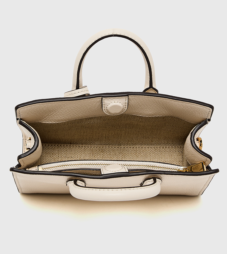 SCARLETT Logo Detail Satchel Bag with Crossbody Strap