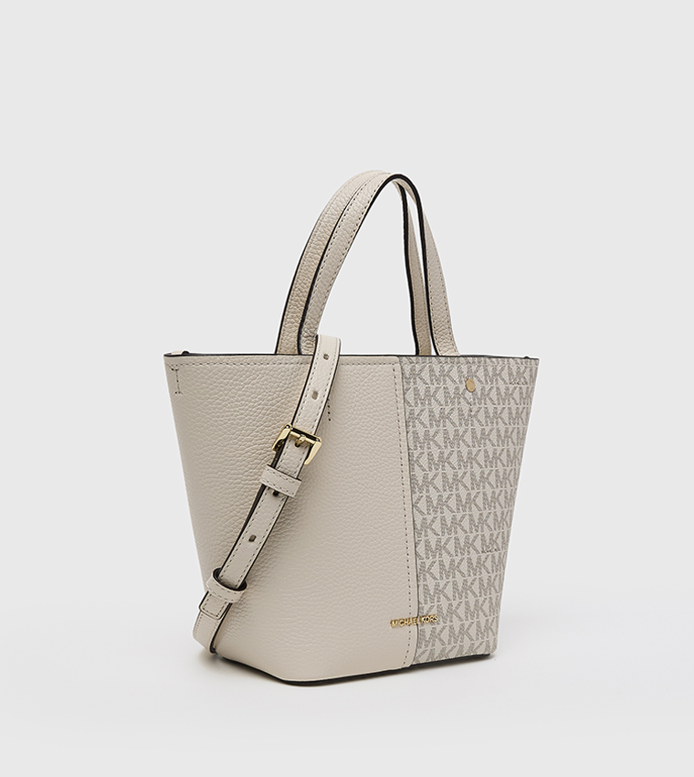 FLORA Logo Monogram Twill Tote Bag