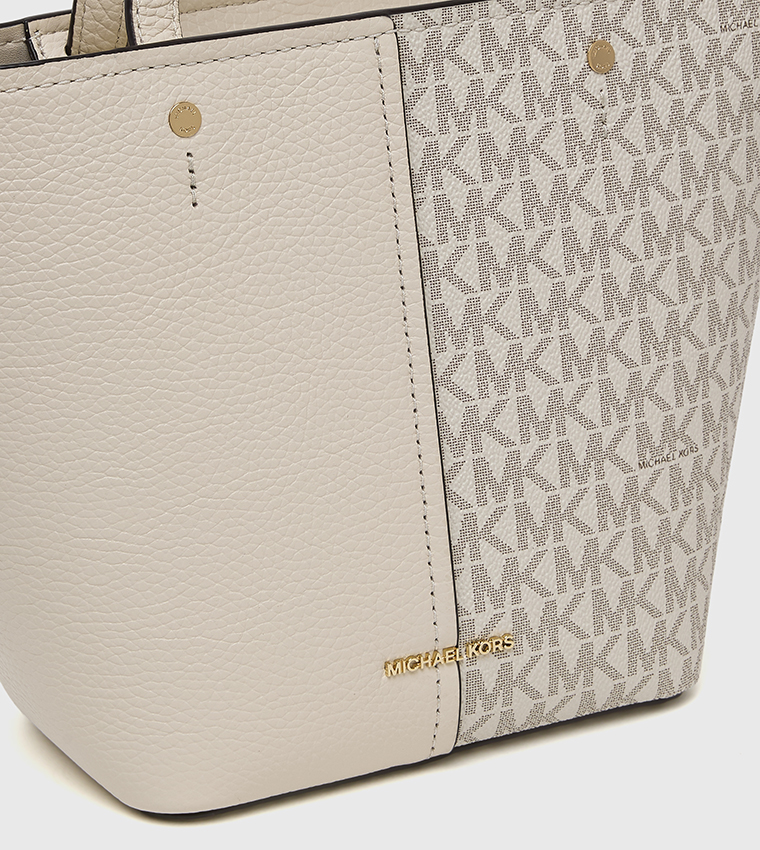 FLORA Logo Monogram Twill Tote Bag