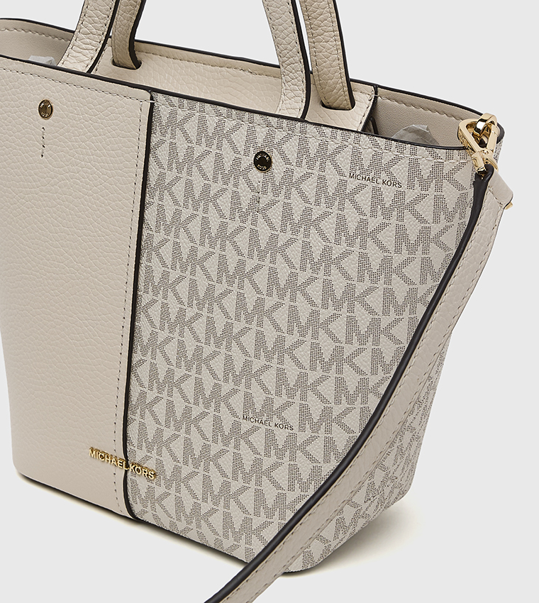 FLORA Logo Monogram Twill Tote Bag