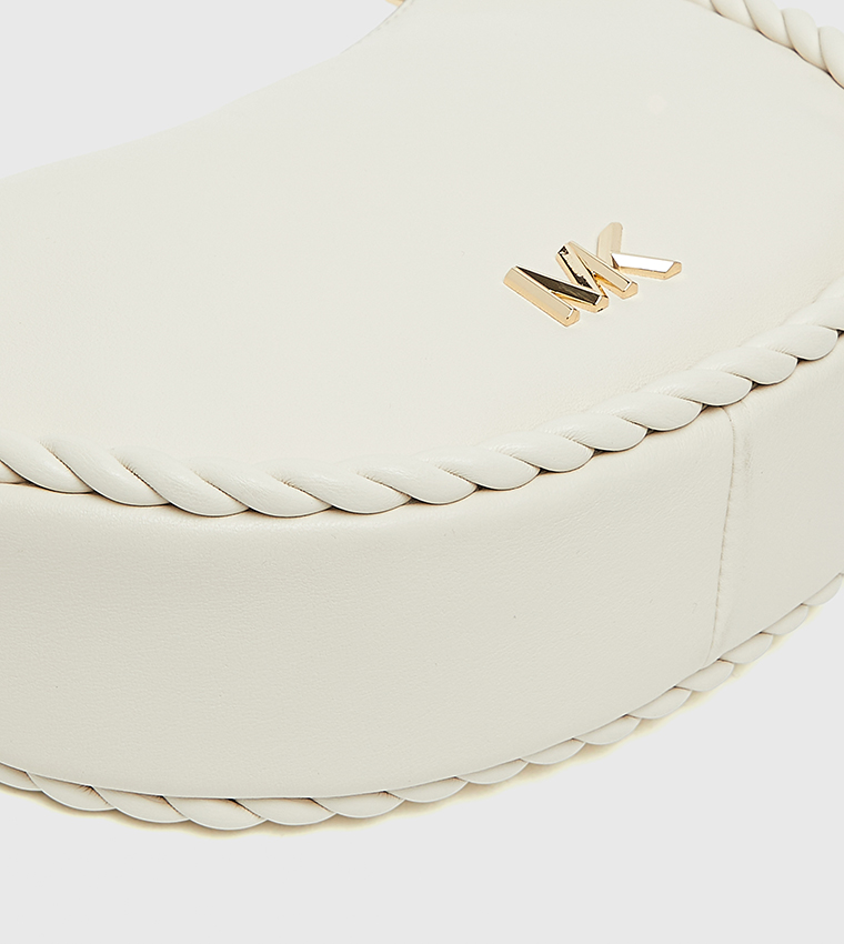 KYLA Textured Twisted Handle Shoulder Bag