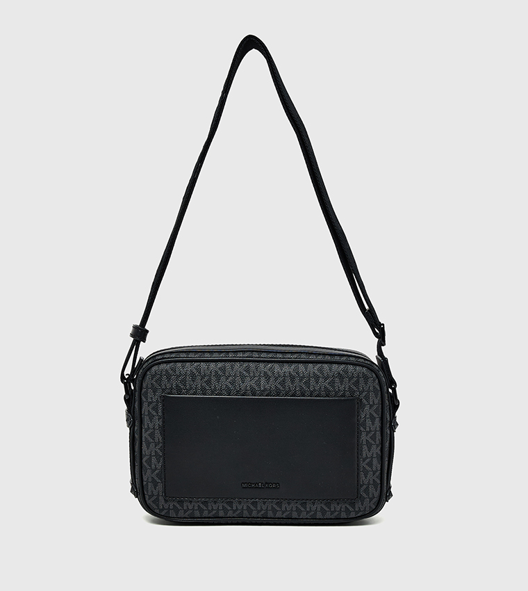 MAEVE Monogram Patterned Front Pocket Crossbody Bag