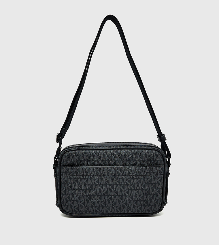 MAEVE Monogram Patterned Front Pocket Crossbody Bag