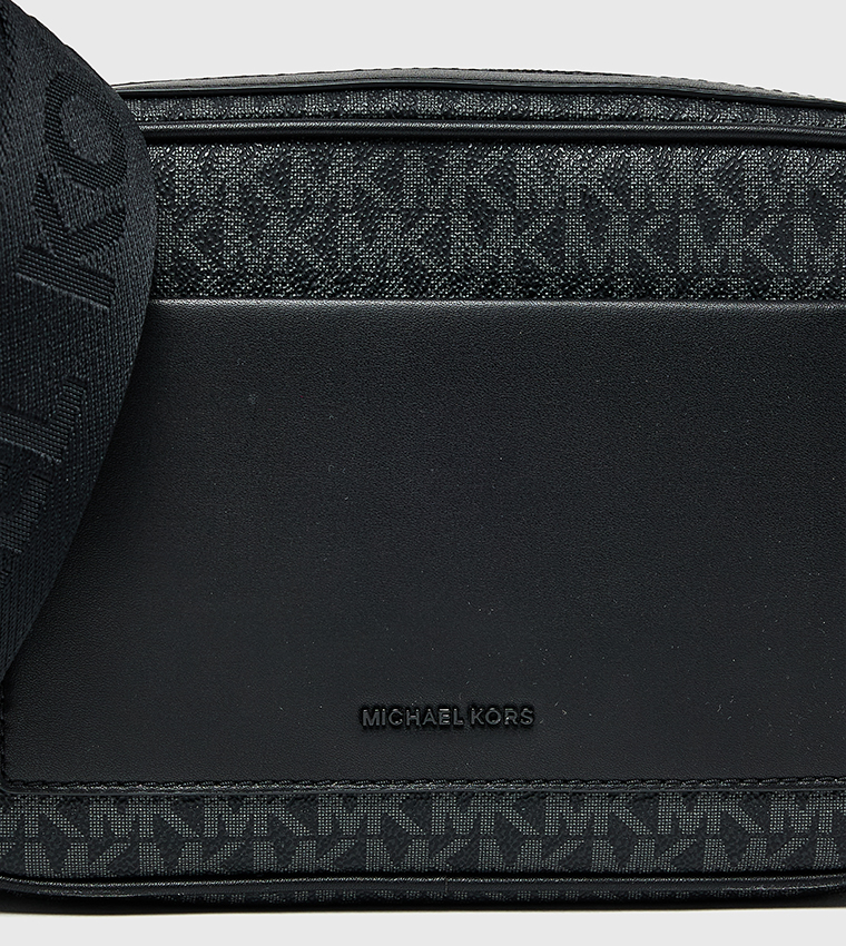 MAEVE Monogram Patterned Front Pocket Crossbody Bag