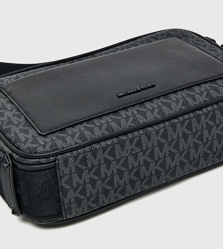 MAEVE Monogram Patterned Front Pocket Crossbody Bag