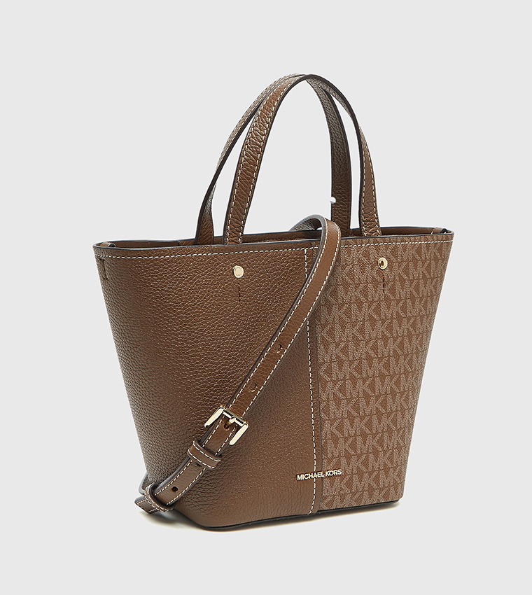 FLORA Monogram Patterned Bucket Bag