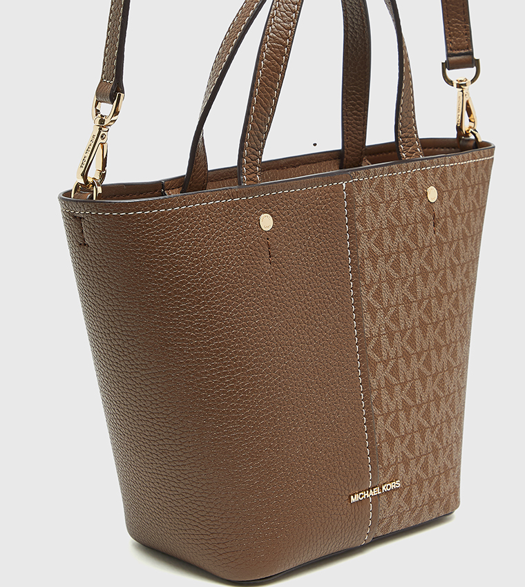 FLORA Monogram Patterned Bucket Bag