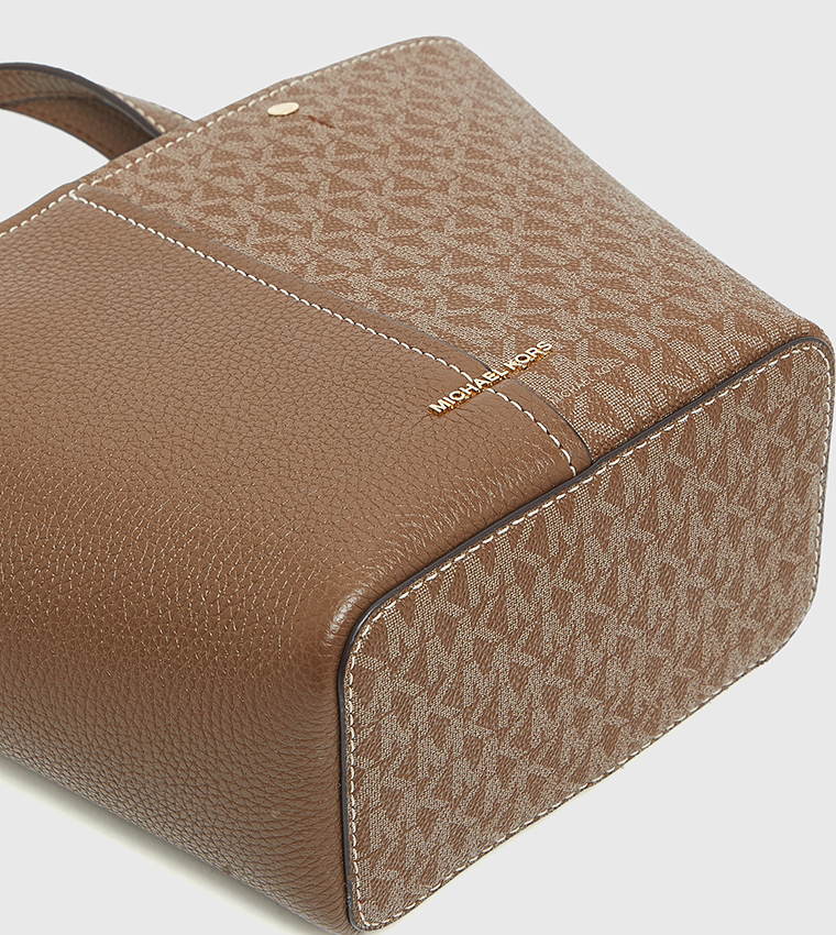 FLORA Monogram Patterned Bucket Bag