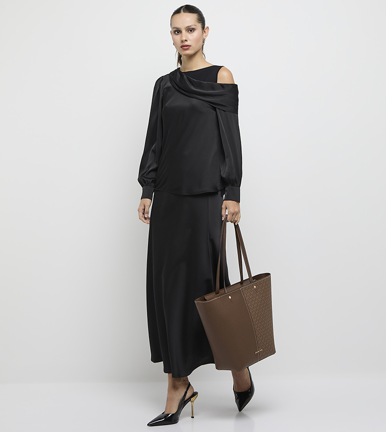 FLORA Monogram Patterned Tote Bag