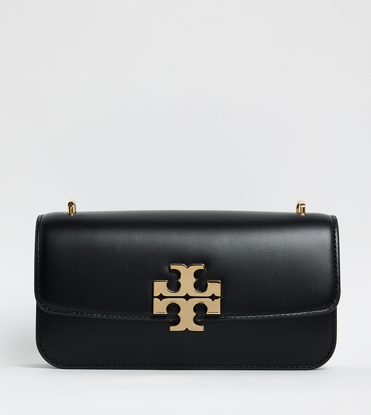 ELEANOR Logo Detail Flap Convertible Shoulder Bag