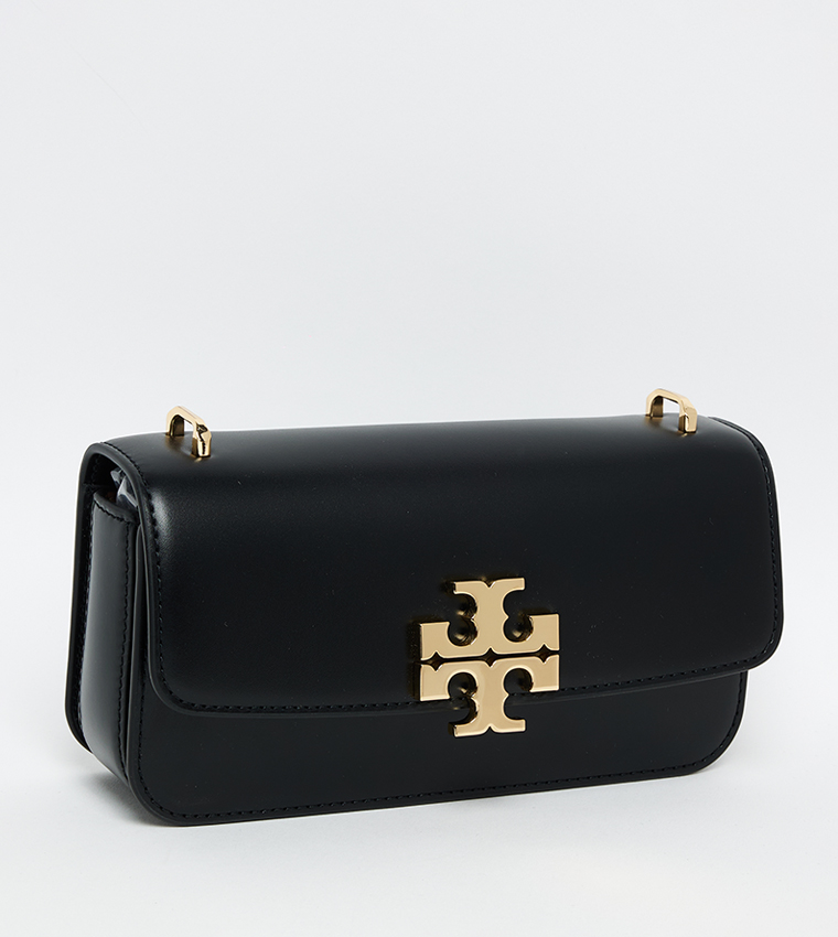 ELEANOR Logo Detail Flap Convertible Shoulder Bag