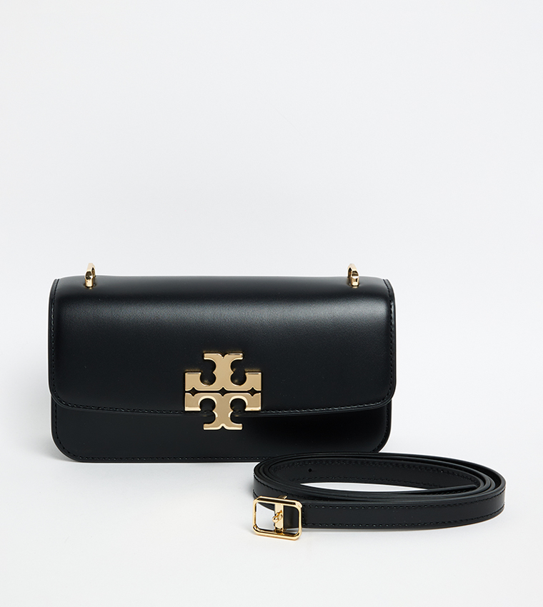 ELEANOR Logo Detail Flap Convertible Shoulder Bag