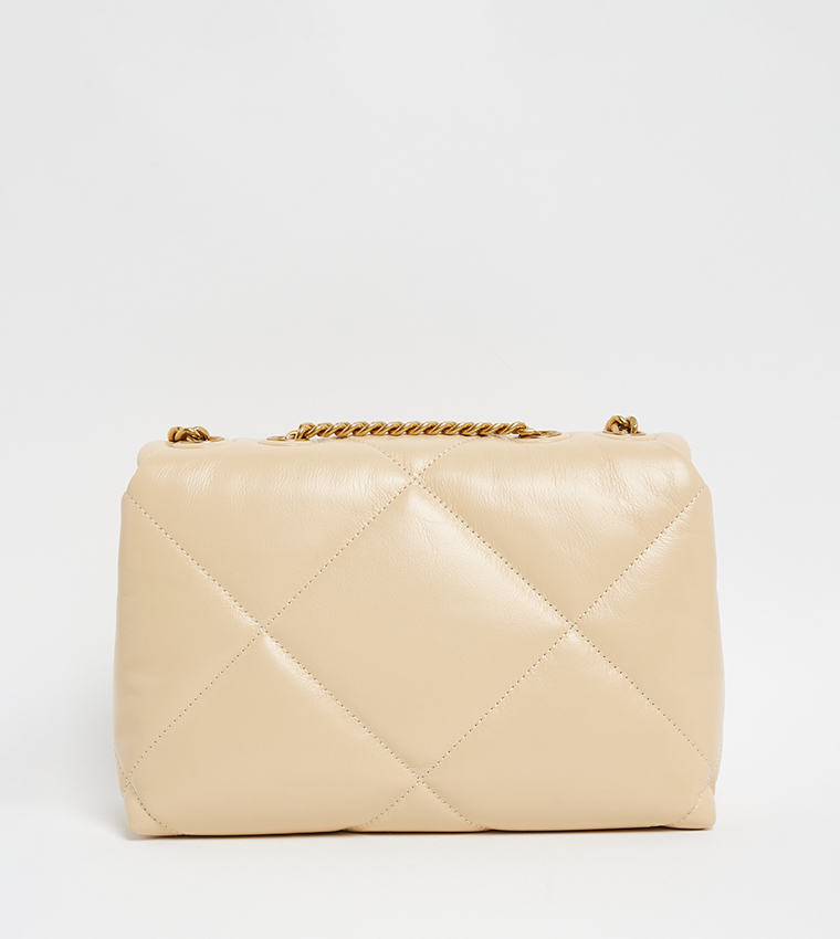 KIRA Quilted Flap Convertible Shoulder Bag