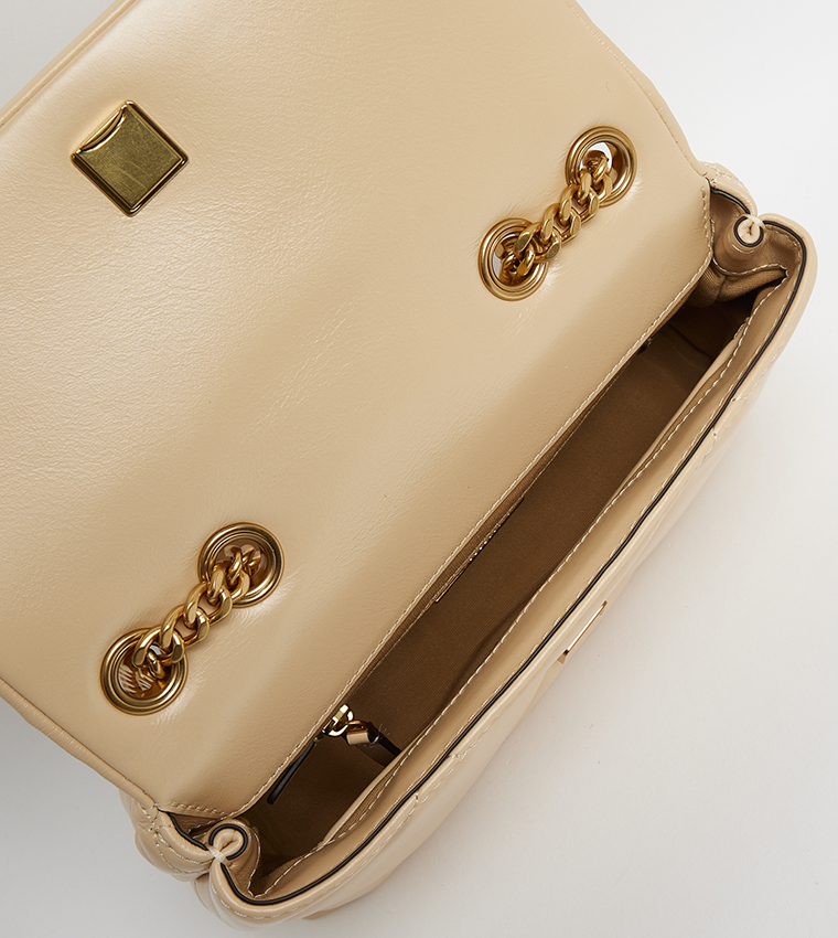 KIRA Quilted Flap Convertible Shoulder Bag