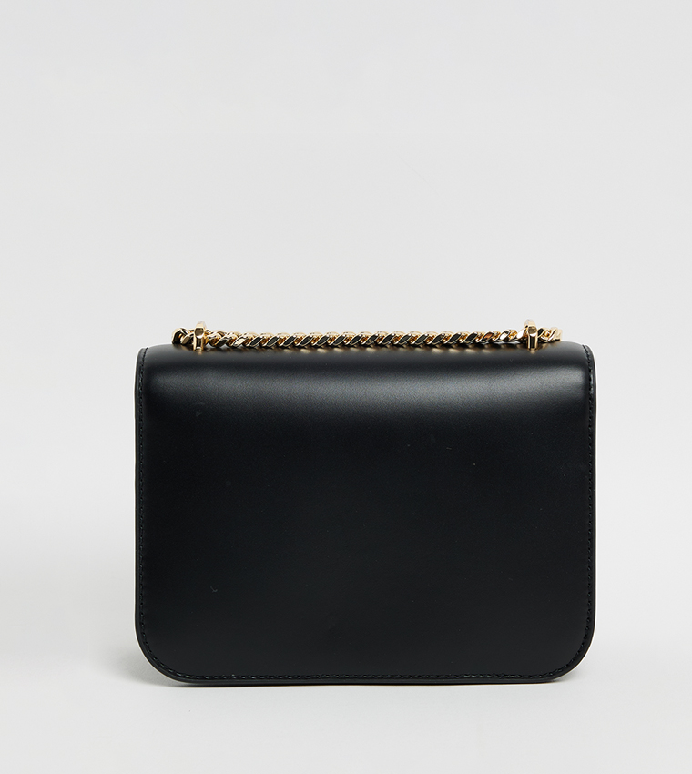 ELEANOR Logo Detail Flap Convertible Shoulder Bag