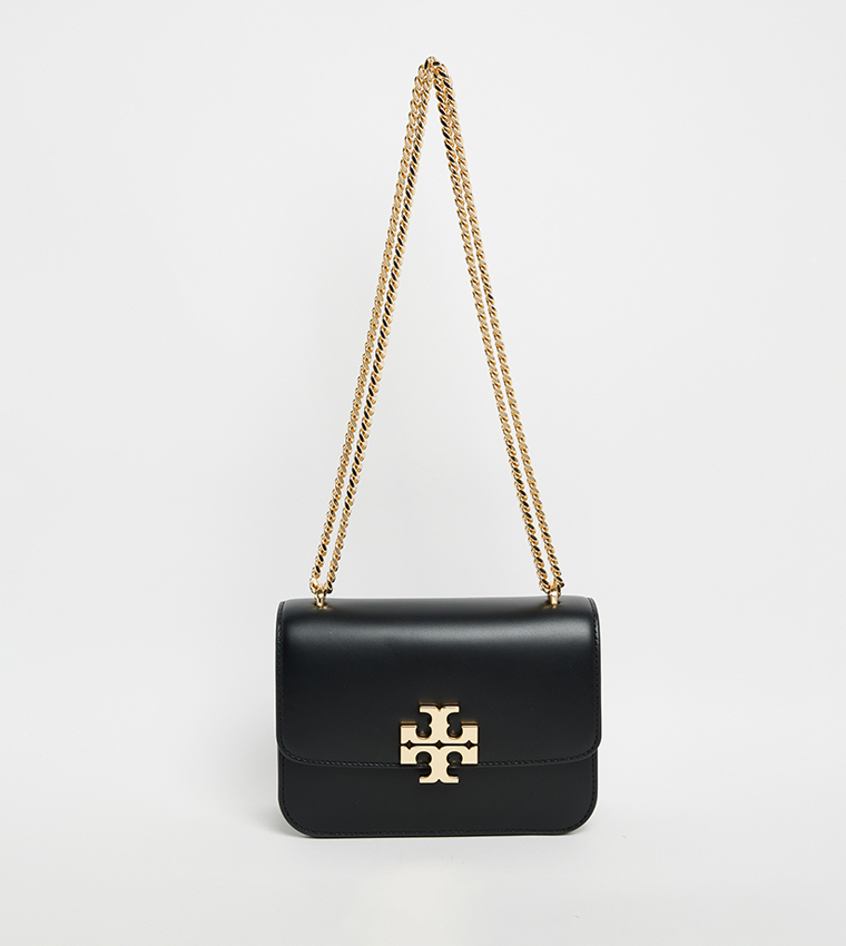 ELEANOR Logo Detail Flap Convertible Shoulder Bag