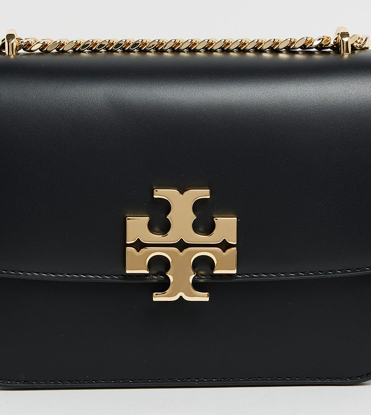 ELEANOR Logo Detail Flap Convertible Shoulder Bag