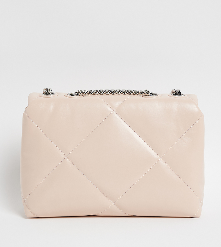 KIRA Quilted Flap Convertible Shoulder Bag