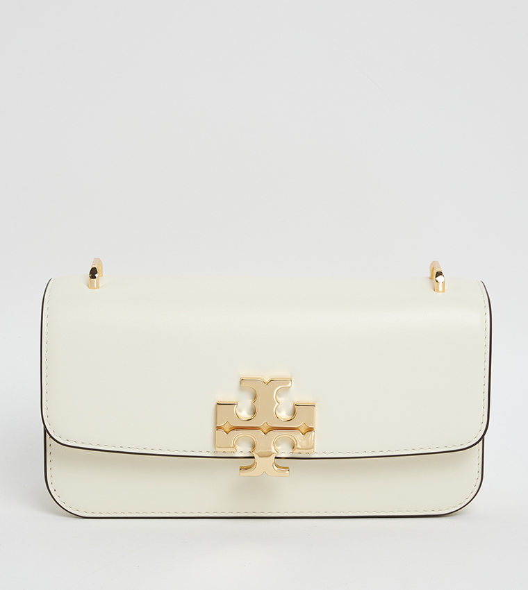 ELEANOR Logo Detail Flap Convertible Shoulder Bag