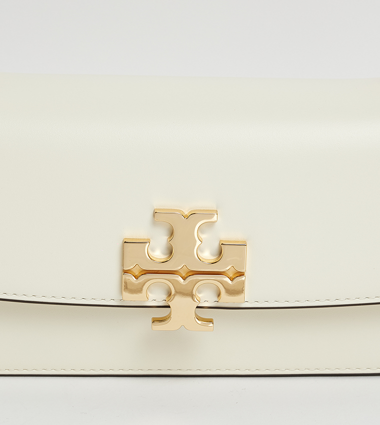 ELEANOR Logo Detail Flap Convertible Shoulder Bag
