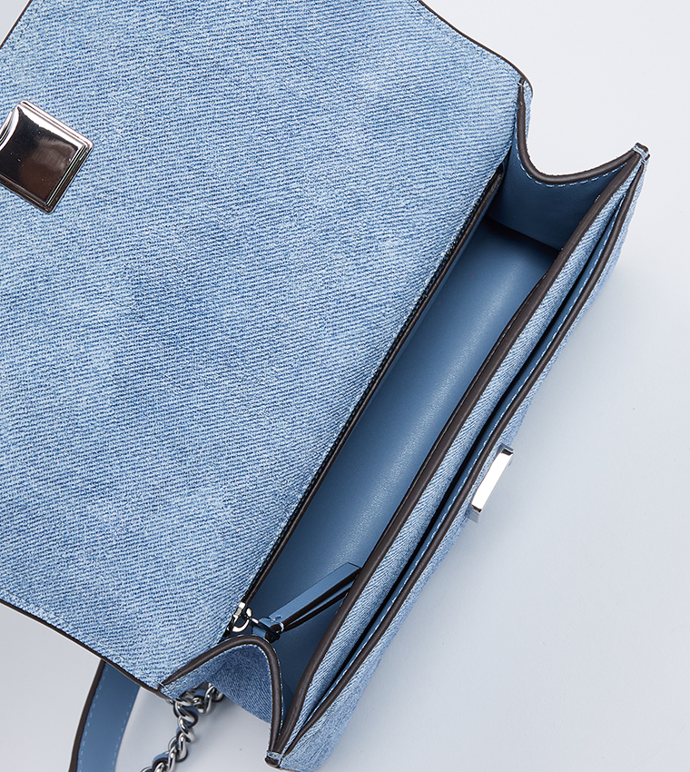 FLEMING Quilted Suede Flap Convertible Shoulder Bag