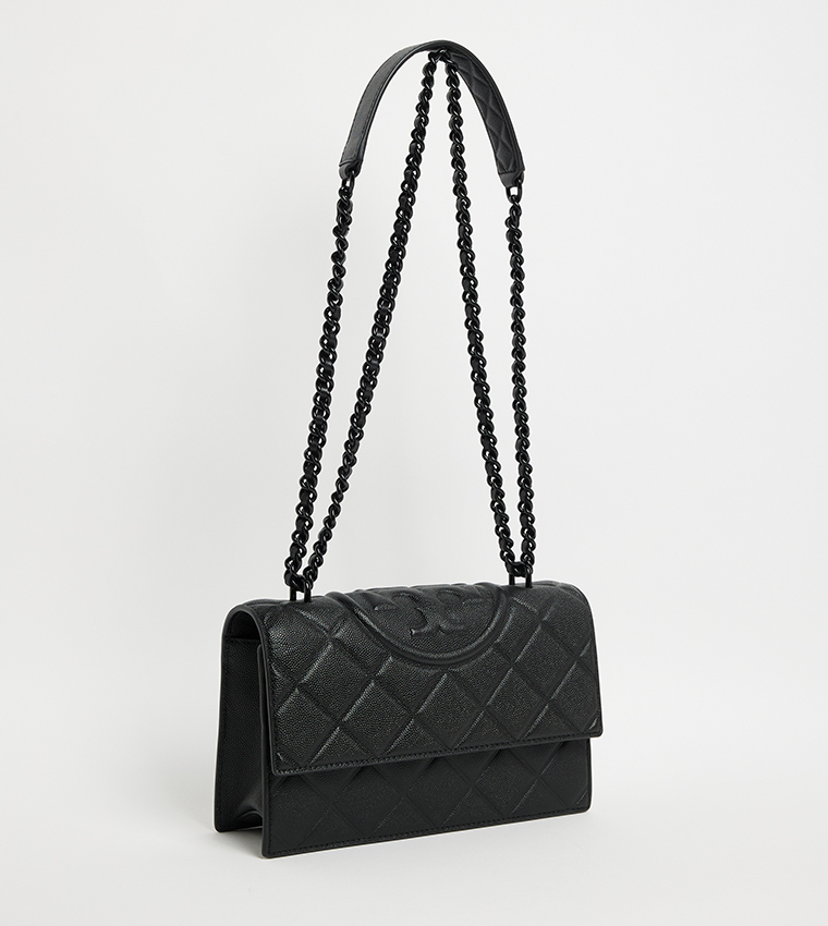 FLEMING Quilted Flap Convertible Shoulder Bag