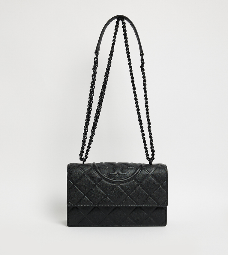 FLEMING Quilted Flap Convertible Shoulder Bag