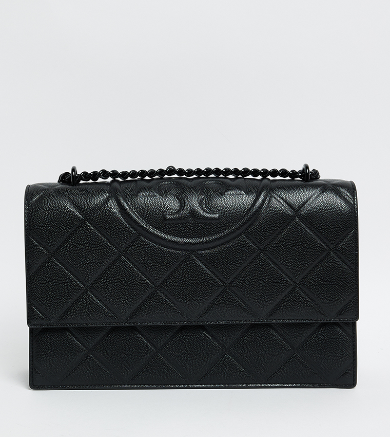 FLEMING Quilted Flap Convertible Shoulder Bag