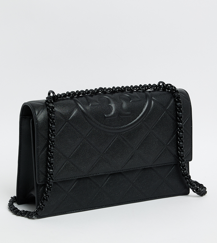 FLEMING Quilted Flap Convertible Shoulder Bag